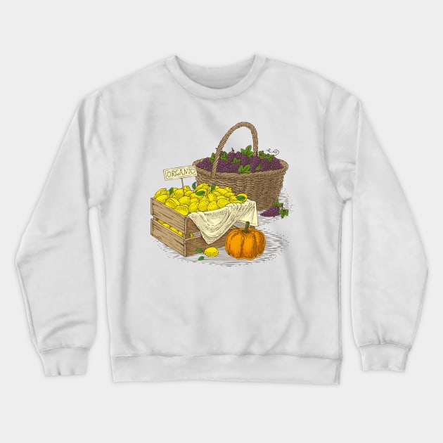 Autumn Harvest Crewneck Sweatshirt by deepfuze